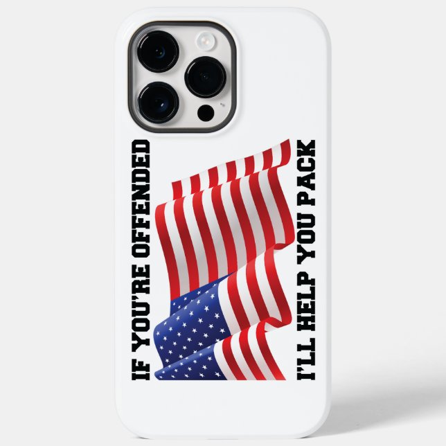 Coques Case-Mate iPhone patriote américain (Verso)