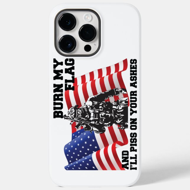 Coques Case-Mate iPhone Patriote américain (Verso)