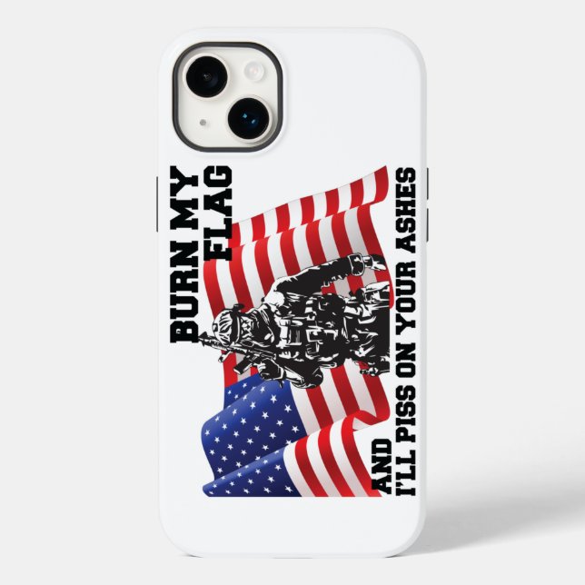 Coques Case-Mate iPhone Patriote américain (Verso)