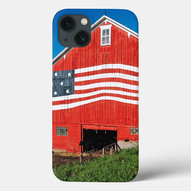 Coques Case-Mate iPhone Patriotic Barn (Verso)