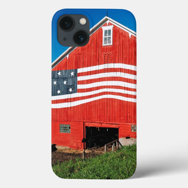 Coques Case-Mate iPhone Patriotic Barn (Verso)