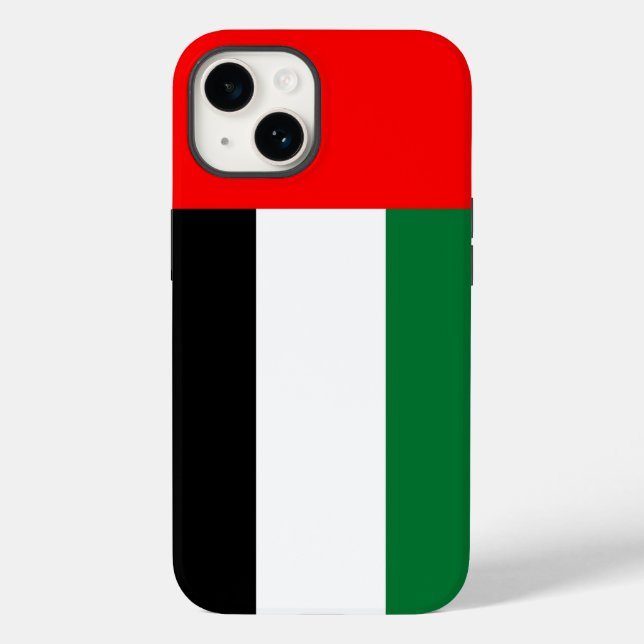 Coques Case-Mate iPhone Patriotique Apple Coque-Mate, Drapeau des EAU Coqu (Verso)