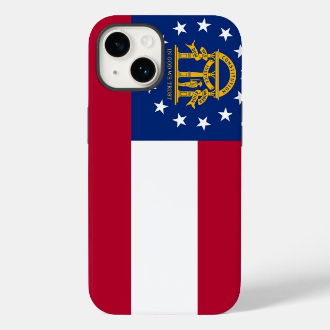 Coques Case-Mate iPhone Patriotique Apple iPhone 14 Coque-Mate, drapeau de (Verso)
