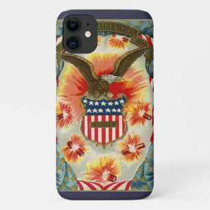 Etui iPhone Case-Mate Patriotique vintage Juillet 4 Eagle et drapeau amé