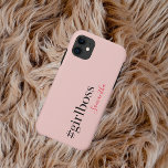 Case-Mate iPhone Case Patron et nom de fille rose moderne | best Girly G<br><div class="desc">Voici la collection Modern Pink Girl Boss & Name sur Zazzle! Cette collection branchée et élégante est parfaite pour toutes les femmes fortes et indépendantes qui font un tour dans leur carrière et font une déclaration. Que vous soyez une patronne ou que vous cherchiez un cadeau fabuleux pour une, cette...</div>