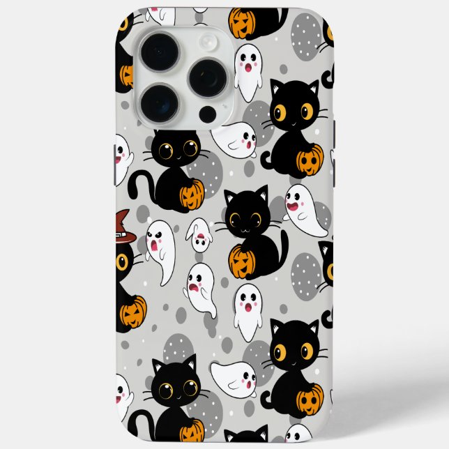 Coques Case-Mate iPhone Patrouilles éffrayantes du Citrouille fantôme (Verso)