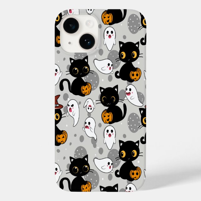 Coques Case-Mate iPhone Patrouilles éffrayantes du Citrouille fantôme (Verso)