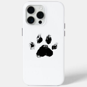 Coque Case-Mate iPhone patte amoureux des chiens noire mignonne