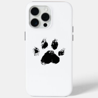 Coque Case-Mate iPhone patte amoureux des chiens noire mignonne