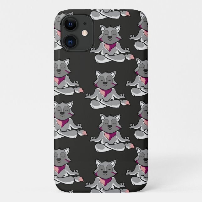 Coques Case-Mate iPhone Patter les yoga poses | Yoga seamless pattern 19 (Dos)