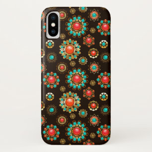 Case-Mate iPhone Case Pattern de Ethnic Brooches Seamless