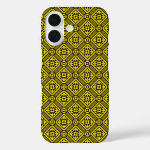 Coque Pour iPhone 16 Pattern de Medieval Yellow