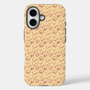 Coque Pour iPhone 16 Pattern of books