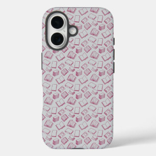 Coque Pour iPhone 16 Pattern of books