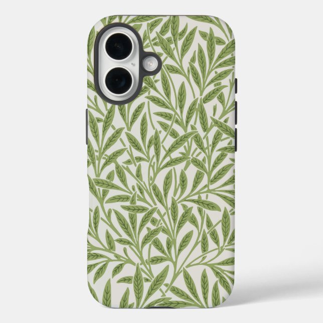 Coques Case-Mate iPhone Pattern of green leafy branches  (Verso)