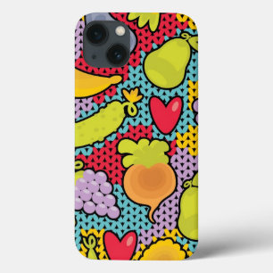 Coques Pour iPhone Pattern with fruits and vegetables