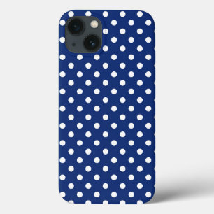 Etui iPhone 13 Patters avec les White Polka