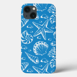 iPhone 13 Case Patters bleus