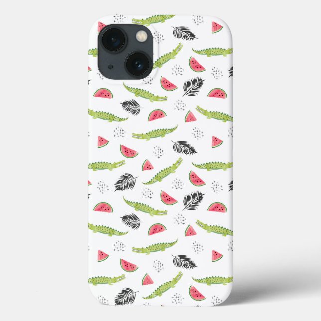 Coques Case-Mate iPhone Patters crocodiles (Verso)