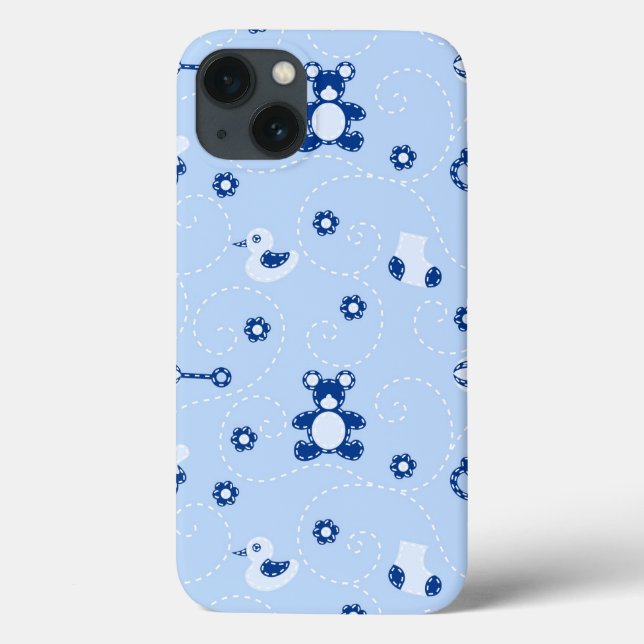 Coques Case-Mate iPhone Patters de bébé-boy (Verso)
