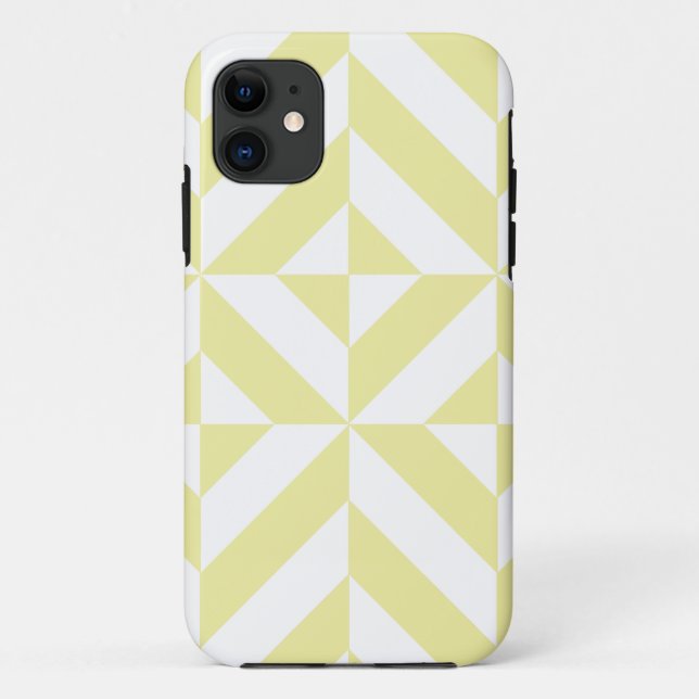 Coques Case-Mate iPhone Patters de Pale Yellow (Dos)