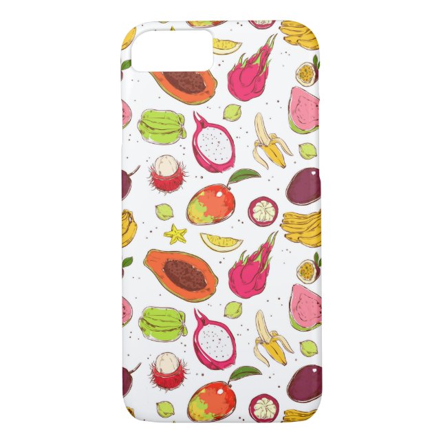 Coques Case-Mate iPhone Patters de Tropical Fruit (Dos)