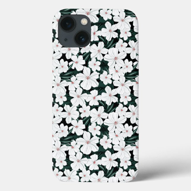 Coques Case-Mate iPhone Patters de White Tropical (Verso)