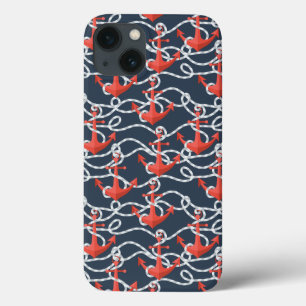 Coques Pour iPhone Patters Nautical Anchors et Rope