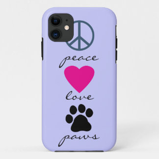 Etui iPhone Case-Mate Pattes d'amour de paix