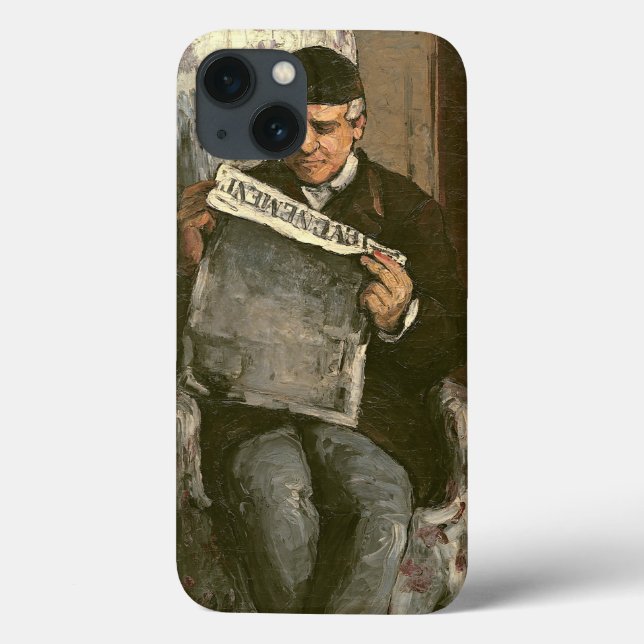 Coques Case-Mate iPhone Paul Cezanne | Le Père de l'Artiste, Lecture "L'�  (Verso)
