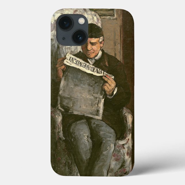 Coques Case-Mate iPhone Paul Cezanne | le père de l'artiste, lisant le "v� (Verso)
