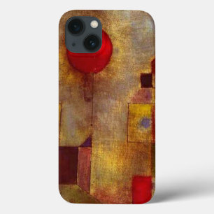 Etui iPhone 13 Paul Klee Ballons rouges Art coloré Abstrait