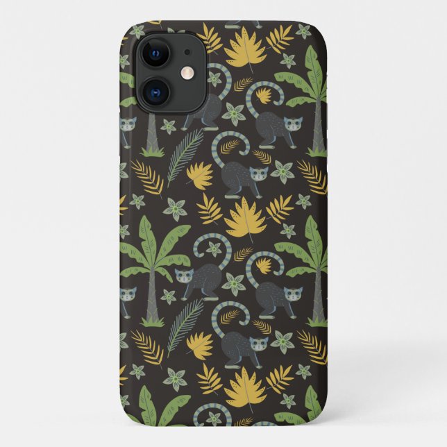 Coques Case-Mate iPhone Paume de singe motif sans soudure (Dos)