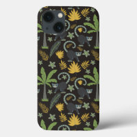 Paume de singe motif sans soudure