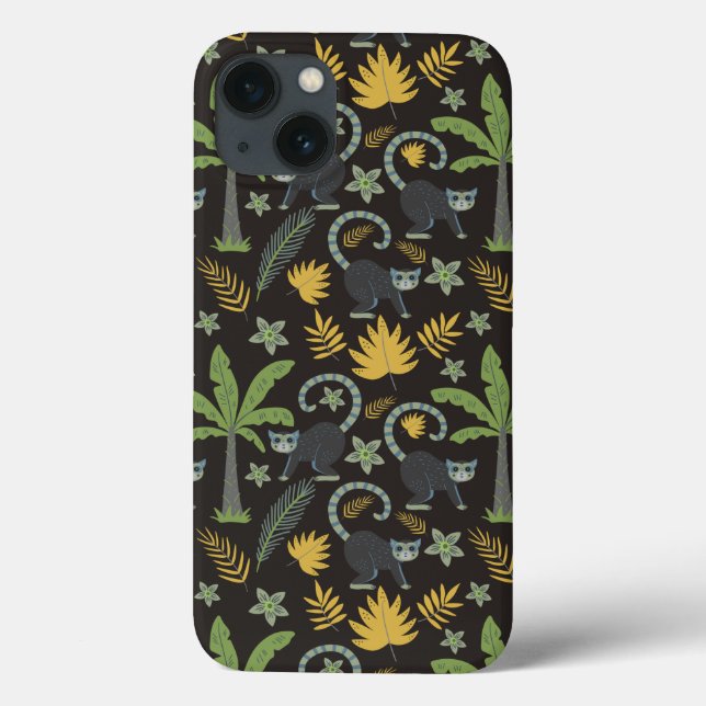 Coques Case-Mate iPhone Paume de singe motif sans soudure (Verso)