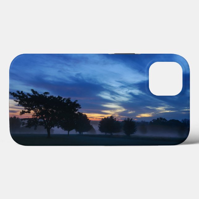 Coques Case-Mate iPhone Pause De L'Aube Et Du Fog (Verso (horizontal))
