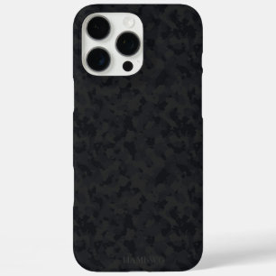 Coque iPhone 16 Pro Max Pavé HAMbWG I - Camouflage noir