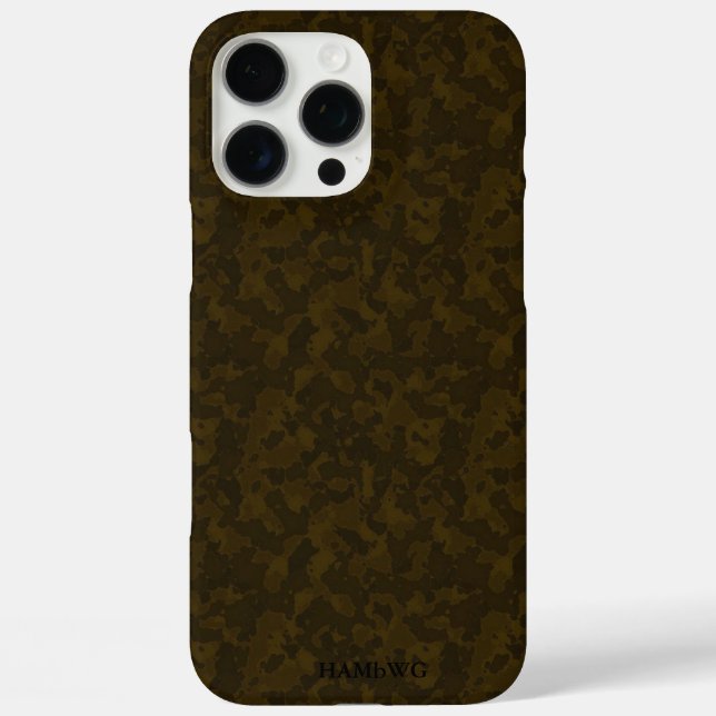 Coques Case-Mate iPhone Pavé HAMbyWG I - Camouflage Brown (Verso)