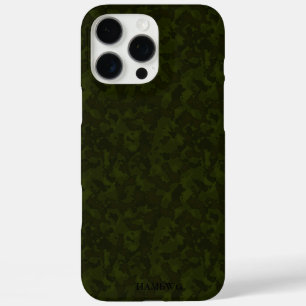 Coque iPhone 16 Pro Max Pavé HAMbyWG I - Camouflage vert