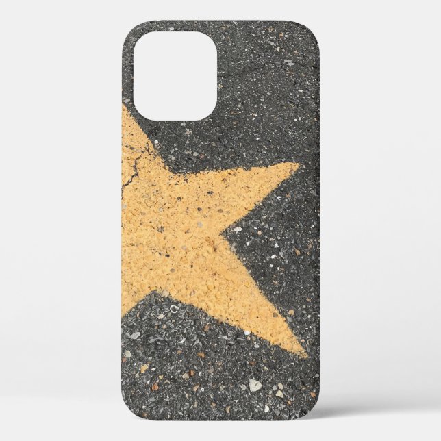 Coques Case-Mate iPhone Pavé jaune imprimé étoile (Verso)