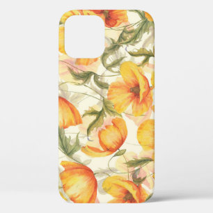 Case-Mate iPhone Case Pavots jaunes : motif d'aquarelle dessiné à la mai