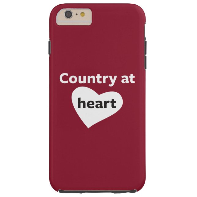 Coques Case-Mate iPhone Pays au coeur (Dos)