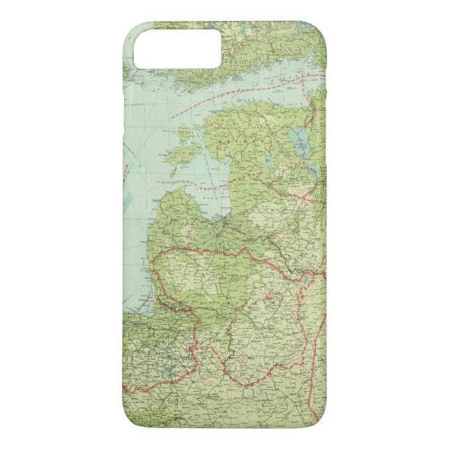 Coques Case-Mate iPhone Pays Baltes et la Prusse est (Dos)