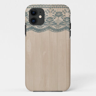 Coque Case-Mate Pour iPhone Pays Barre Bois et dentelle