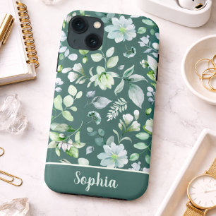Case-Mate iPhone Case Pays Floral Sage Green Signature