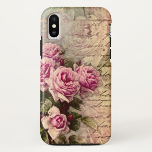 Case-Mate iPhone Case Pays français chic, roses chics et roses minables