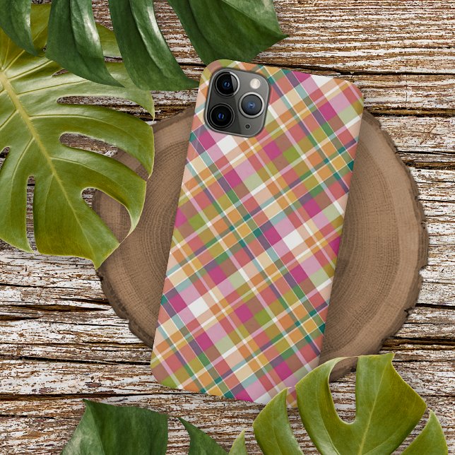 Coques Case-Mate iPhone Pays Français Shabby Chic Flair Madras Motif (Créateur téléchargé)