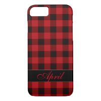 Pays rouge et noir plaid