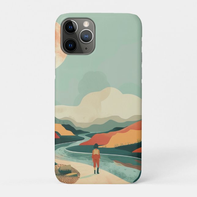 Coques Case-Mate iPhone Paysage Abstrait de Boho (14) (Dos)