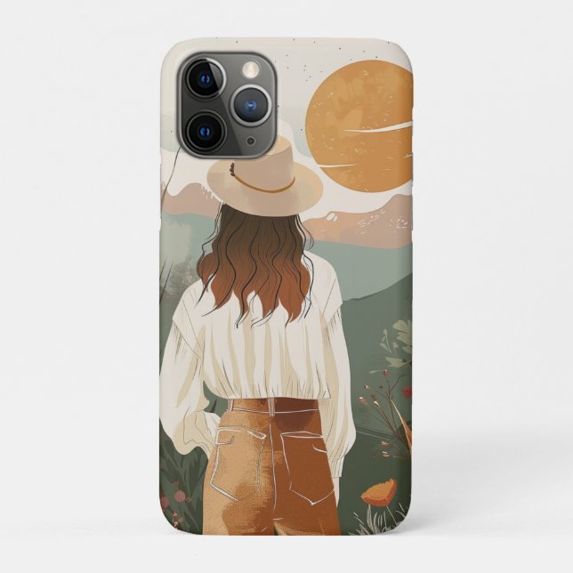Coques Case-Mate iPhone Paysage Abstrait de Boho (20) (Dos)